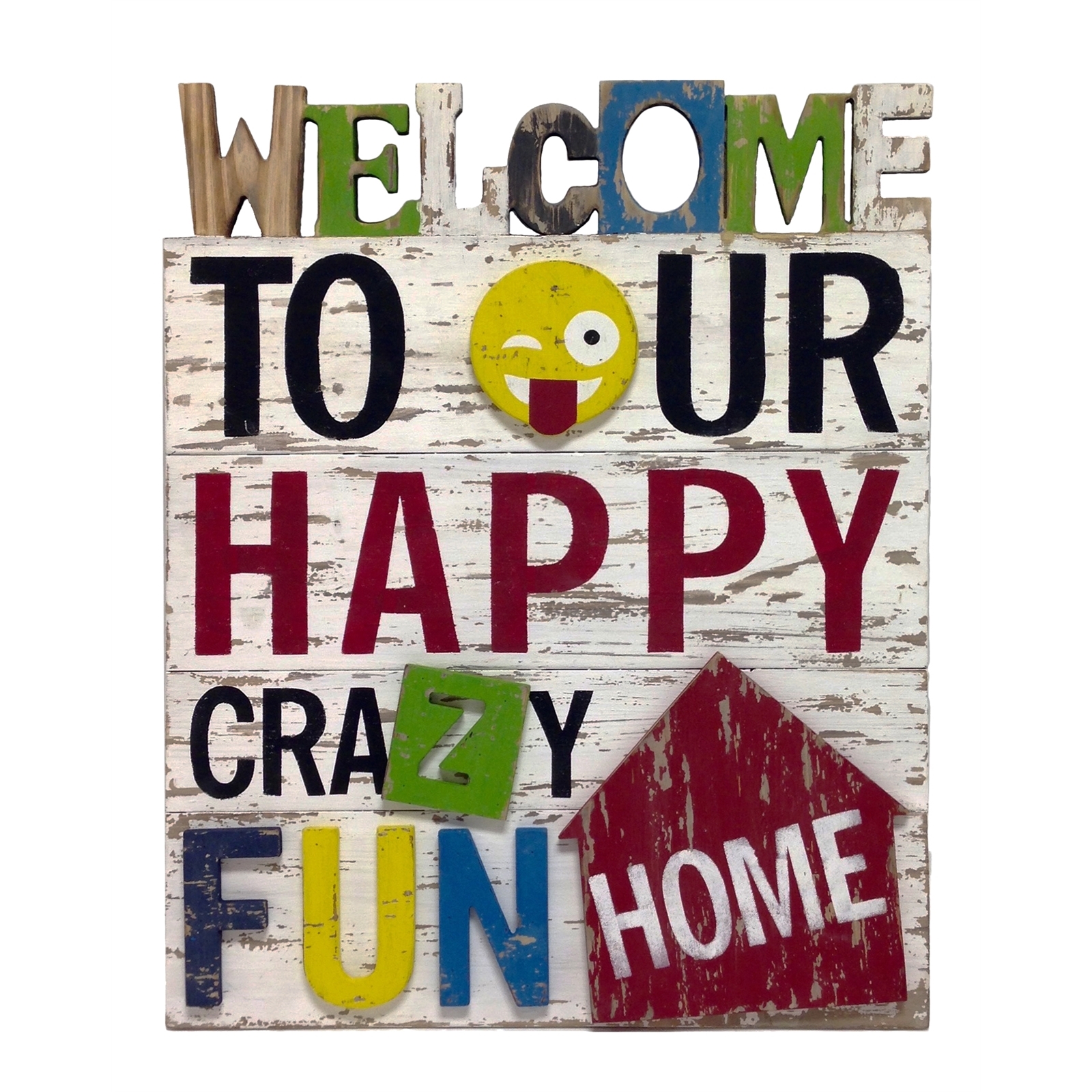 Welcome To... 3-D Wood Plaque-