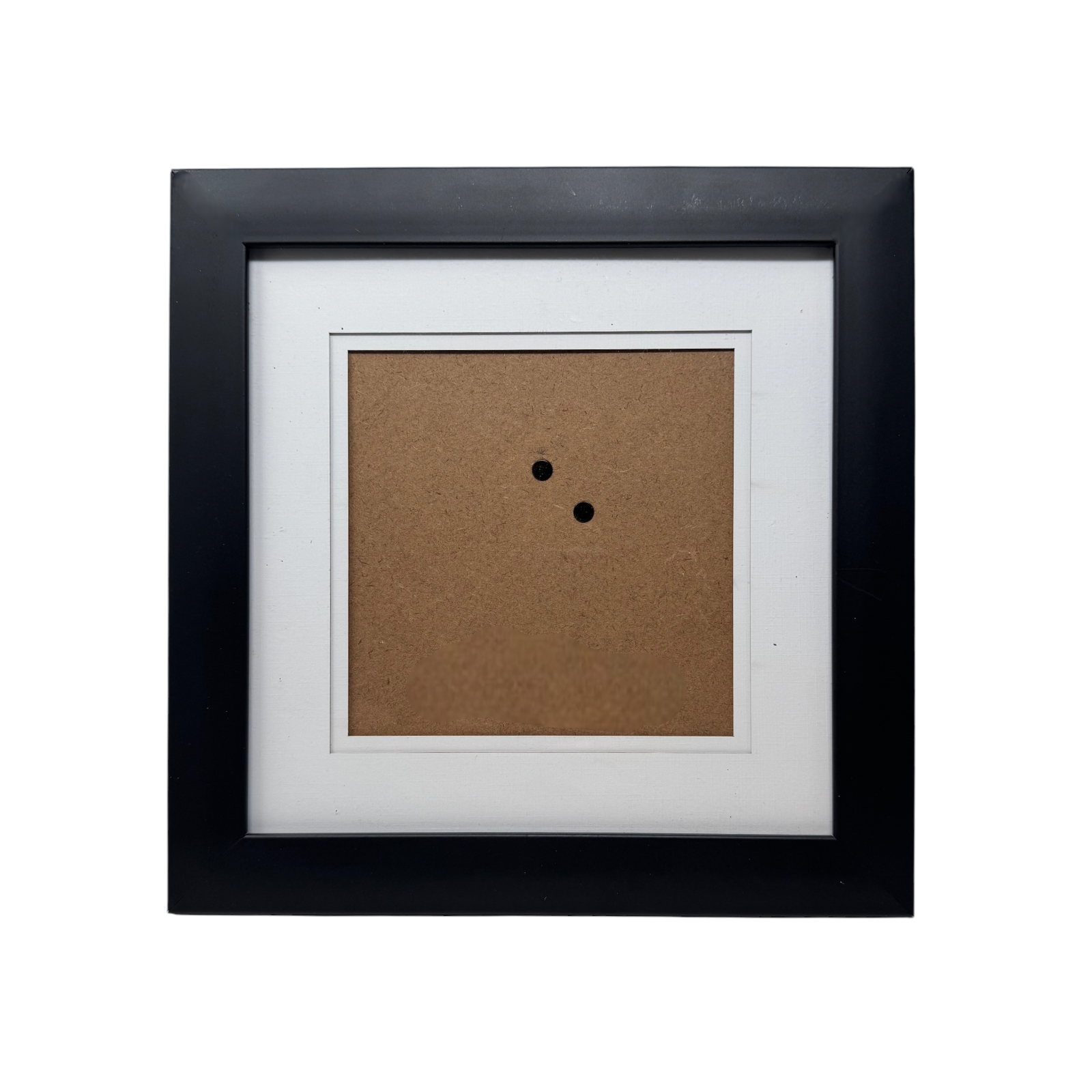 Square. 6 inch Matt Frame--Black